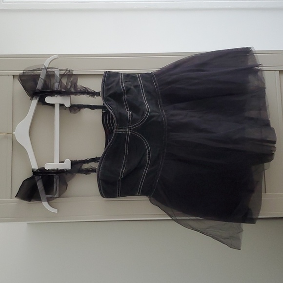 Anthropologie Pilcro babydoll tulle top - Picture 4 of 9